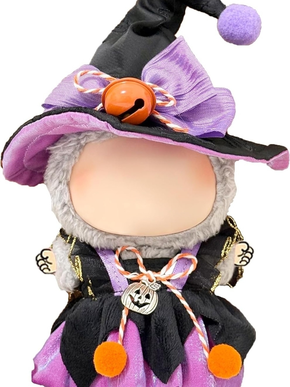 Cute Labubu Purple Witch Halloween Costume-NWT!